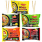 Lucky Me Pancit Canton Variety Bundle- 2 Original Flavor, 2 Chili Mansi, 2 Kalamansi, 2 Sweet and Spicy, and 2 Extra Hot Chili- 