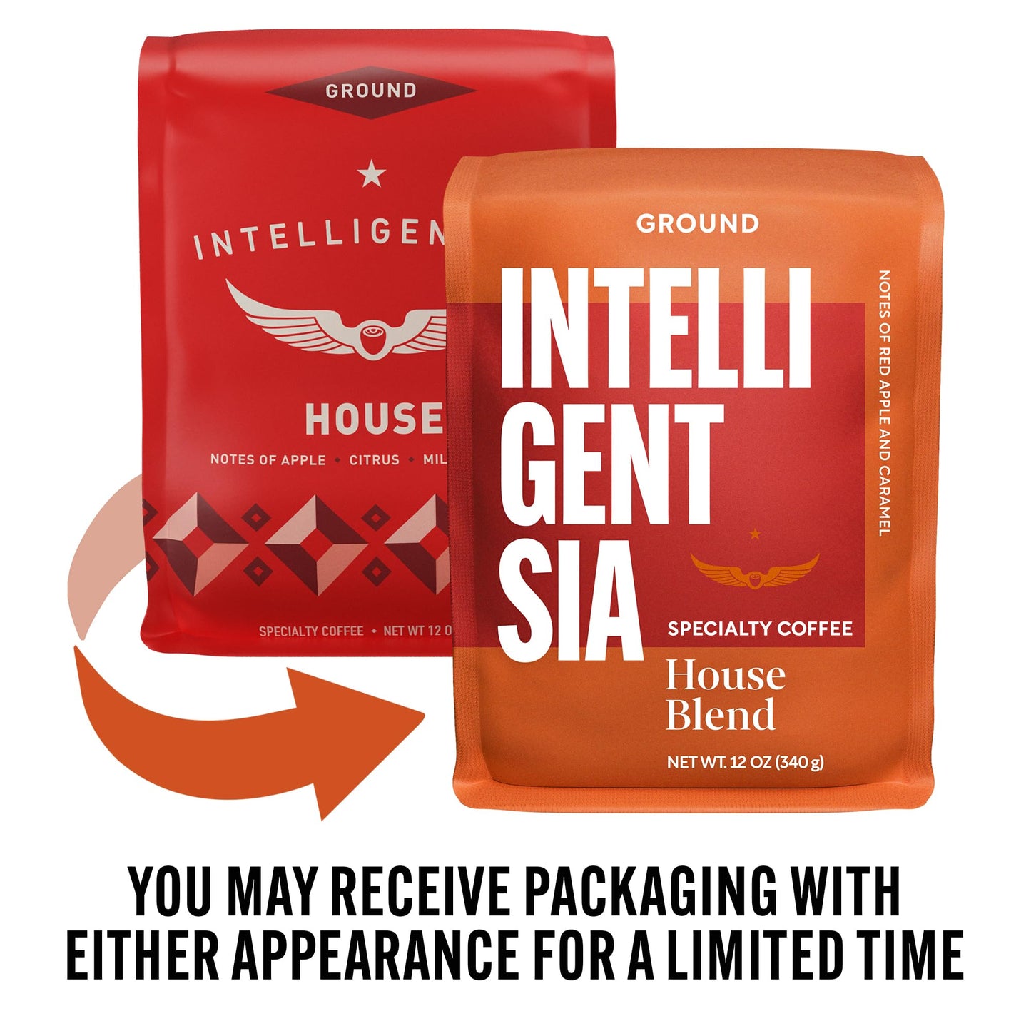 Intelligentsia Coffee, Light Roast Ground Coffee - House 12 Ounce Bag with Flavor Notes of Milk Chocolate, Citrus, and Apple
