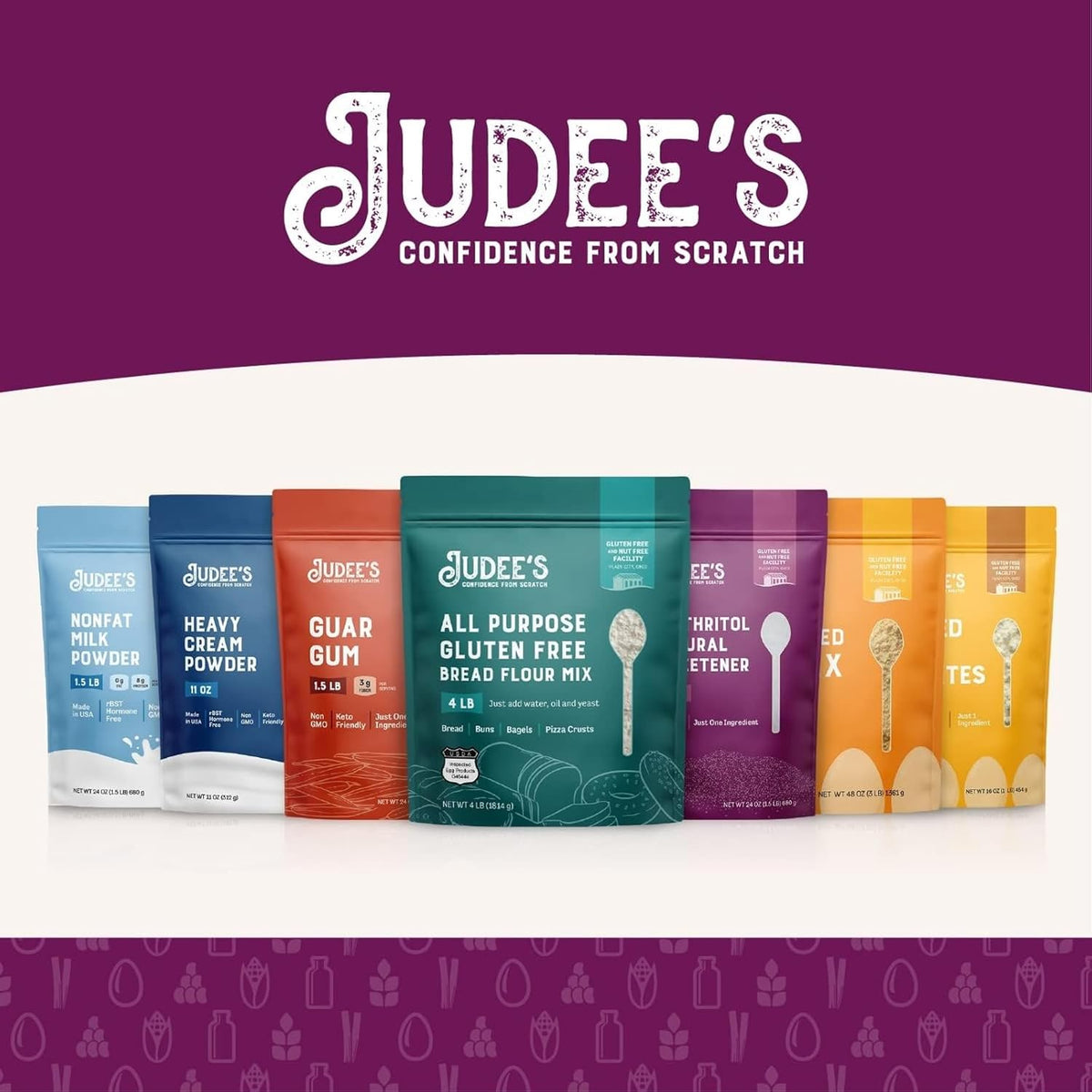Judee’s Apple Cider Vinegar Powder – 12 oz, Gluten-Free