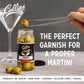 Collins Gourmet Vermouth Pimento Olives | Premium Cocktail Garnish | 4.5oz | Black | Model O268