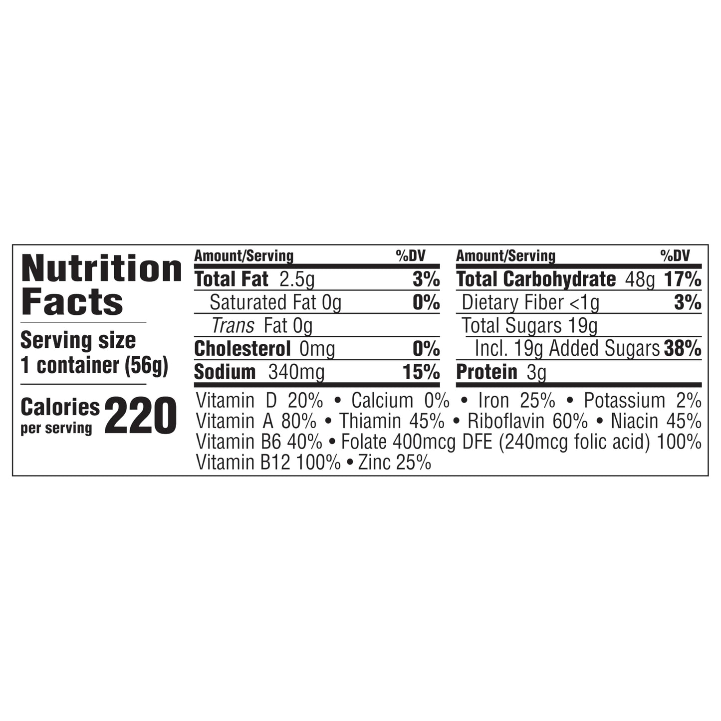 Cocoa PEBBLES Chocolatey Cereal, Gluten Free Rice Crunch, To-Go Snack, 2.0 OZ Individual Cereal Cup (Pack of 12)