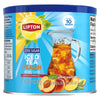 Lipton Zero Sugar Iced Tea Mix  Peach Flavor Black Iced Tea  Makes 10 Quarts