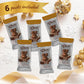 DOVE Milk Chocolate Peanut Butter Reindeer Christmas Chocolate Candy Bar  Christmas Candy Stocking Stuffers  1.1 Oz (Pack of 6)