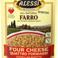 Alessi Autentico, Premium Seasoned Roman Grain Farro, Cooks Like Risotto, Heart Healthy, Easy To Prepare, 7Oz (Four Cheese, Pack Of 6)