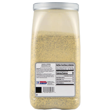 McCormick Culinary Lemon & Pepper Seasoning Salt, 7.5 lb - Perfect for Seafood, Poultry, and Vegetables
