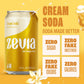 Zevia Zero Sugar Soda, Cream Soda, 12 oz Cans (24-Pack) - Naturally Sweetened, Non-GMO Project Verified, Gluten-Free, Vegan