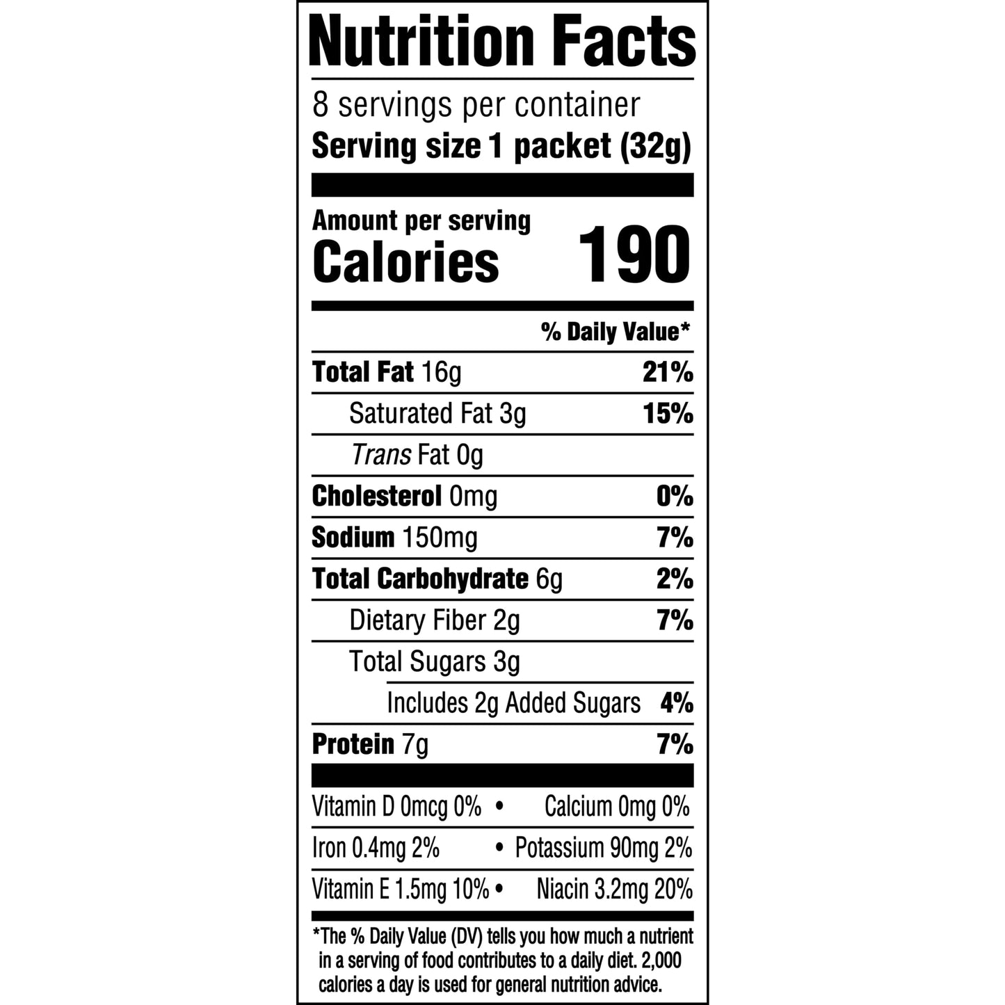 Skippy Creamy Peanut Butter Individual Squeeze Packs, 9.2 Ounce, (8 Pouches, Pack Of 8)