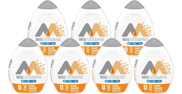 Mio Vitamins Liquid Water Enhancer, Orange Tangerine, 1.62 Oz, 7-Pack