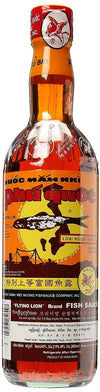 1 Pack - Phu Quoc Flying Lion Fish Sauce - Nuoc Mam Phu Quoc Su Tu Bay - 682ml