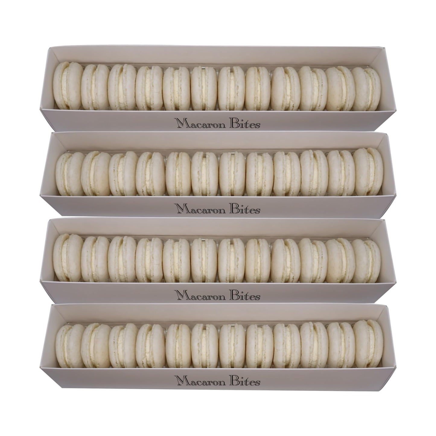 24 Vanilla French Macaron Cookies Value Pack Of 2 (48 Macarons Total)