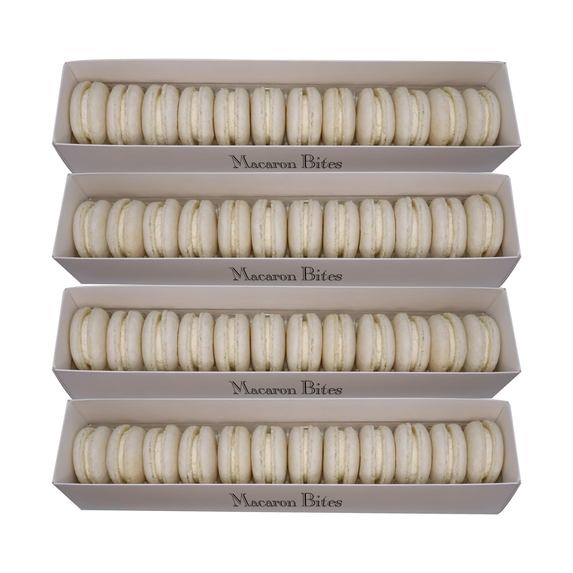 24 Vanilla French Macaron Cookies Value Pack Of 2 (48 Macarons Total)