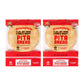 Joseph'S Pita Bread Value 2-Pack, Flax Oat Bran And Whole Wheat, 7G Net Carbs Per Serving, Fresh Baked (6 Per Pack, 12 Pitas Tot