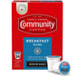 Community Coffee Breakfast Blend Coffee Pods, Medium Roast, 24 Count, Compatible with Keurig 2.0 K-Cup Brewers