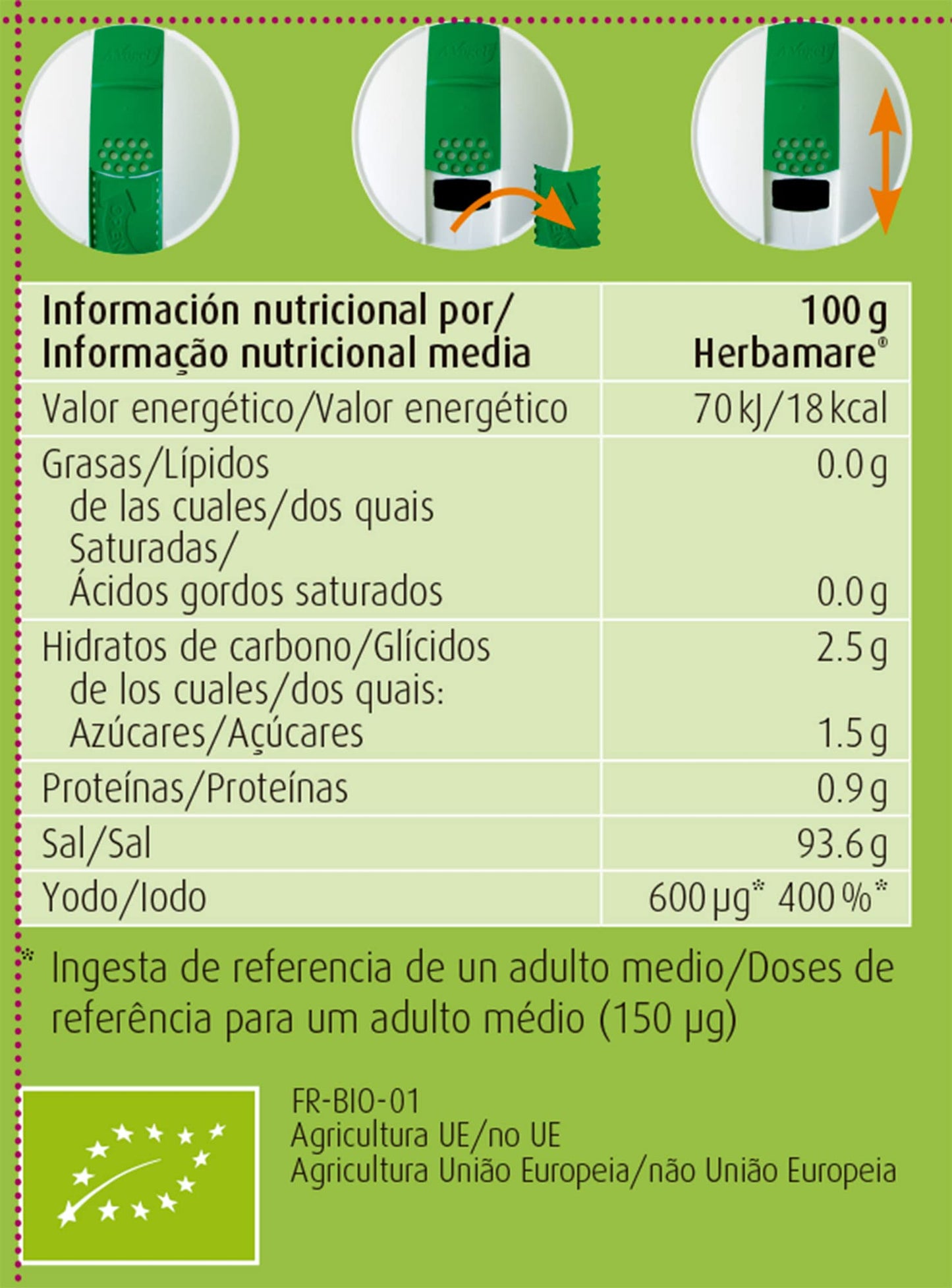 A.Vogel - Herbamare Sea Salt, Herbs and Vegetables - 250g