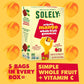 Solely Organic Fruit Gummies Variety Pack, Mango, Mango & Orange, Mango & Guaba, Mango & Passion Fruit, Total 4 Packs, Livebear