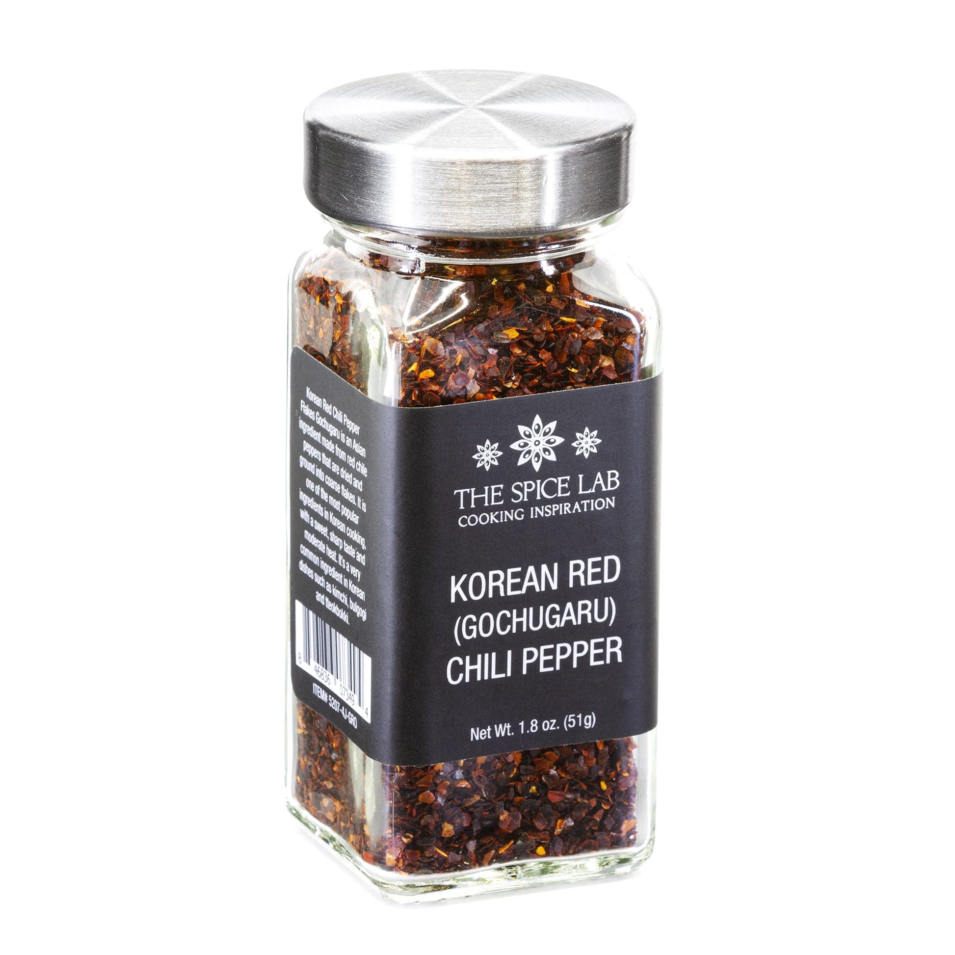 The Spice Lab Korean Red Pepper Flakes - Mild And Flavorful Premium Crushed Red Pepper - Elevate Your Asian Dishes, Such As Kimchi, Stir-Fries, And Soups - Kosher And Gluten-Free - Gochugaru Flakes