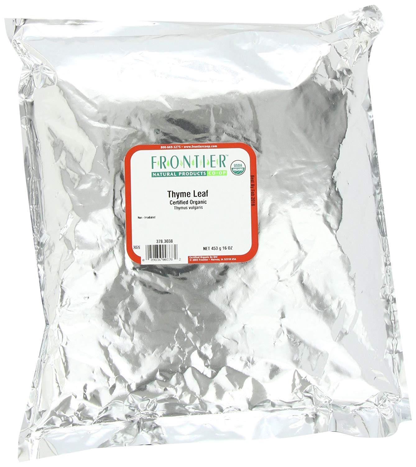 Frontier Herb Thyme Leaf Whole Org2