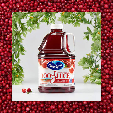 Ocean Spray Cranberry Cocktail Juice, No Sugar Added, 3 Liter Bottle, Pack of 6, 101.4 Fl Oz