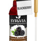 Syruvia Blackberry Syrup - Blackberry Syrup Flavor, 25.4 fl oz - Perfect for Cocktails, ice Tea, Desserts, Italian Sodas, Ice an
