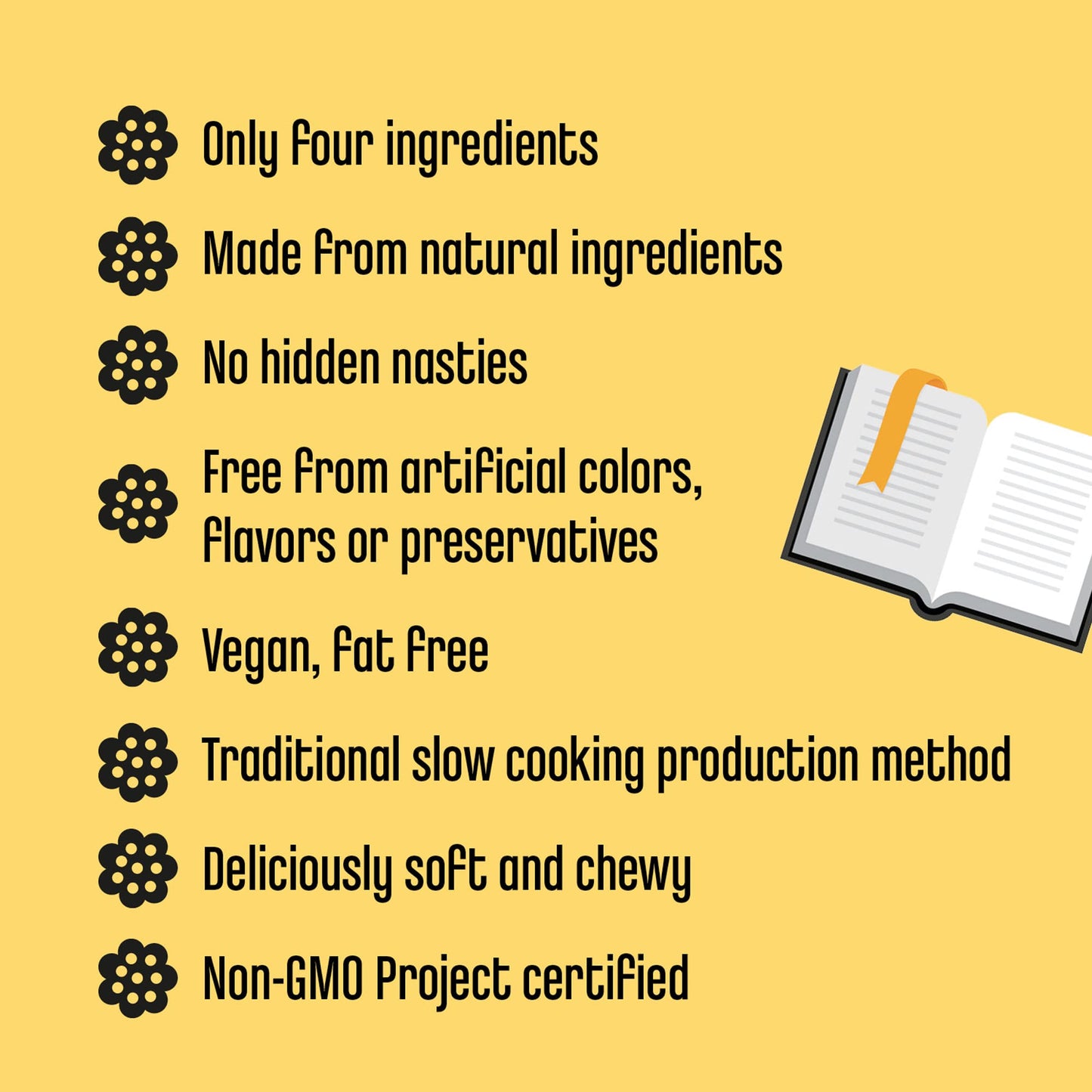 Panda A  Natural Soft Original Licorice  Pure Panda Black Licorice Candy Made With Only Four Natural Ingredients  Non-Gmo Projec