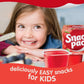Snack Pack Strawberry Flavored Juicy Gels, Super Size, 6 Count Snack Cups (Pack Of 8)