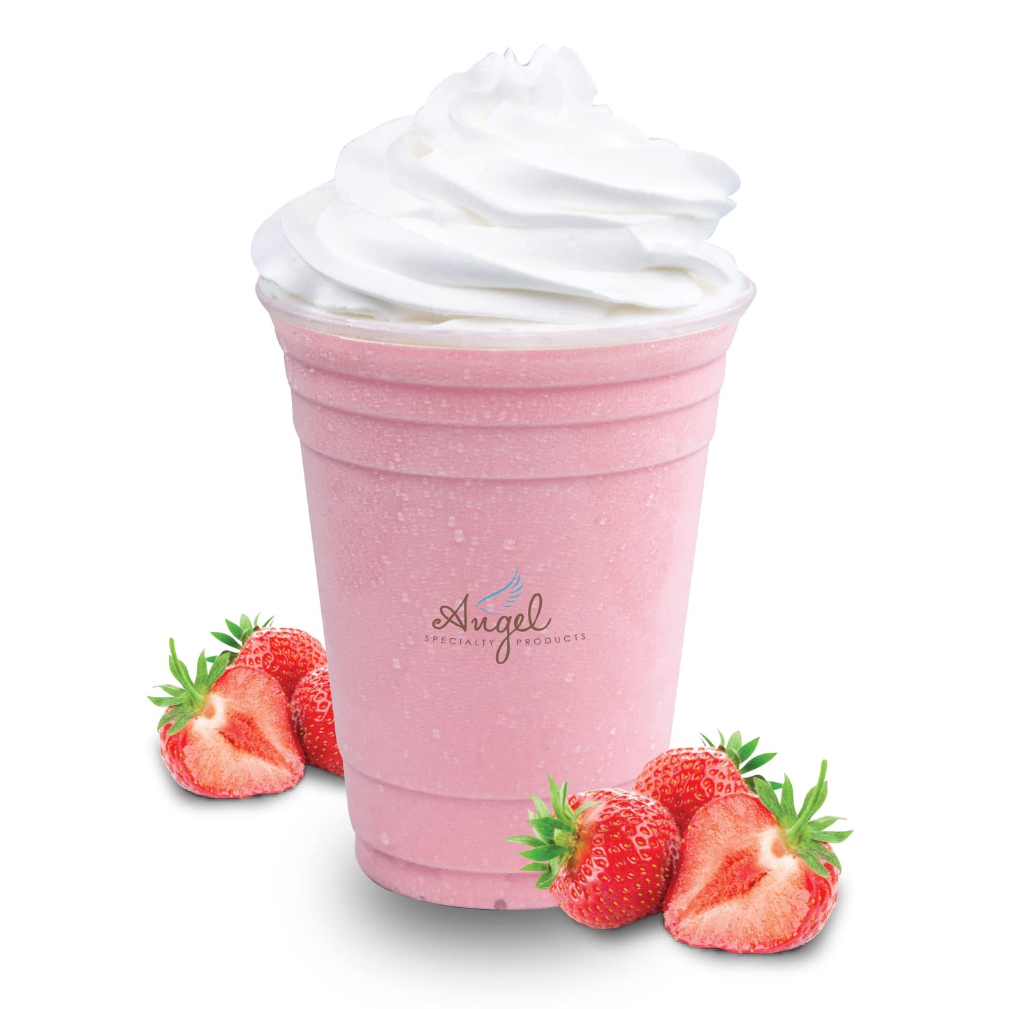 Strawberry Blended Crème Mix (Strawberries N' Cream) By Angel Specialty Products [3 Lb]