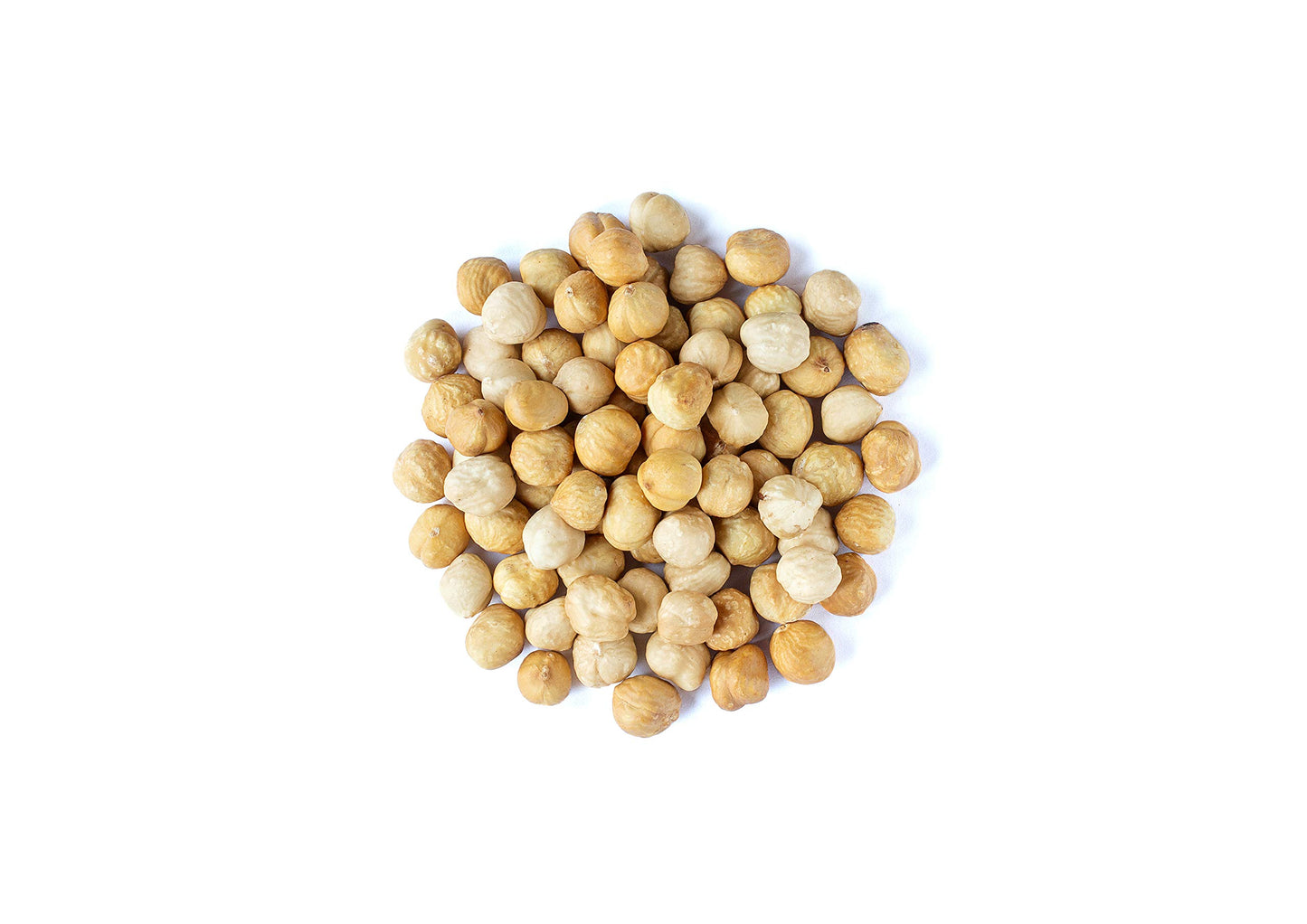 Food to Live Organic Blanched Roasted Hazelnuts, 4 Pounds - Non-GMO, Dry Roasted Filberts, No Skin, Whole Nuts, Unsalted, Kosher