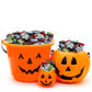 Fruidles Halloween Monster Faces Mummies, Trick-Or-Treat Party Bag Fillers, Individually Wrapped in Multi-color Eye Design Foils
