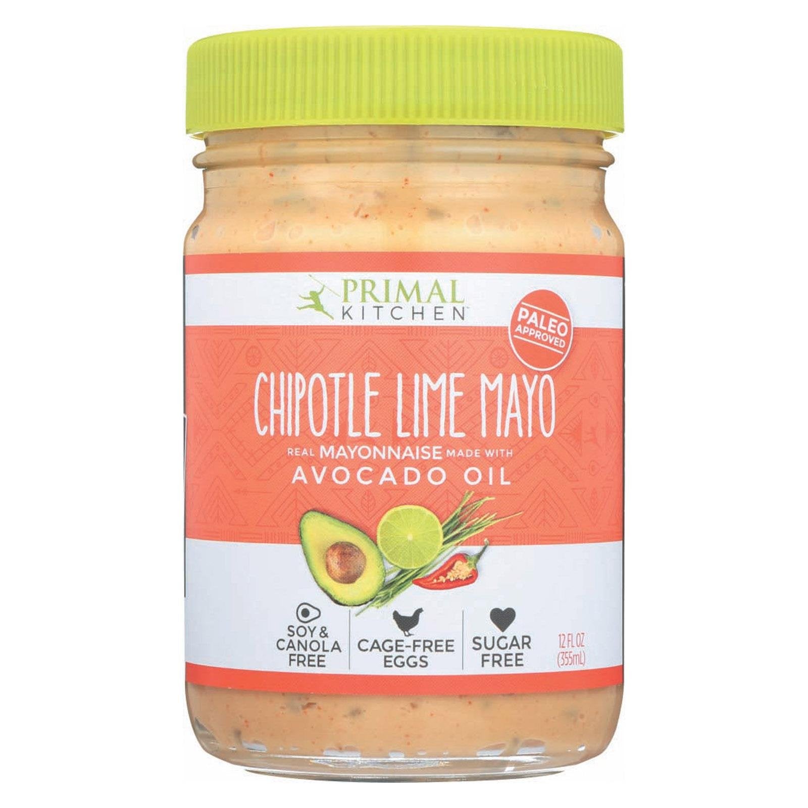 Primal Kitchen Mayo Chipotle Lime, 12 Ounce