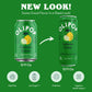 OLIPOP Prebiotic Soda Pop  Lemon Lime  Pantry Pack Packed with Prebiotics  Fiber  and Botanicals  Gluten Free  Vegan  GMO Free  12oz Skinny (12-Cans)