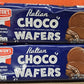 Bentons European Cookies Italian CHOCO Wafers 5.08oz 144g (Two Bags)