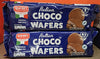 Bentons European Cookies Italian CHOCO Wafers 5.08oz 144g (Two Bags)
