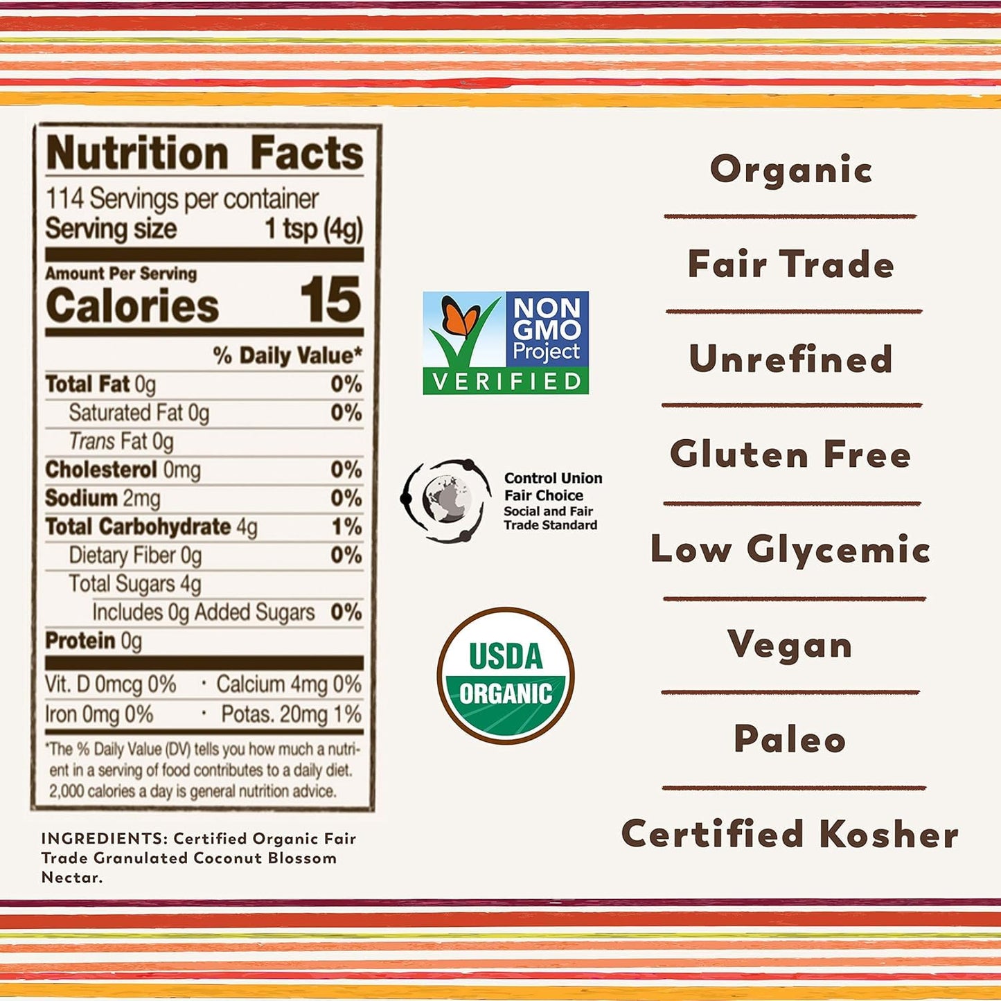 Big Tree Farms Organic Brown Coconut Sugar, Unrefined, 32 Ounce (Pack of 2)