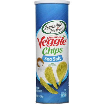 Sensible Portions Stacked Garden Veggie Chips, Sea Salt, 5 Oz