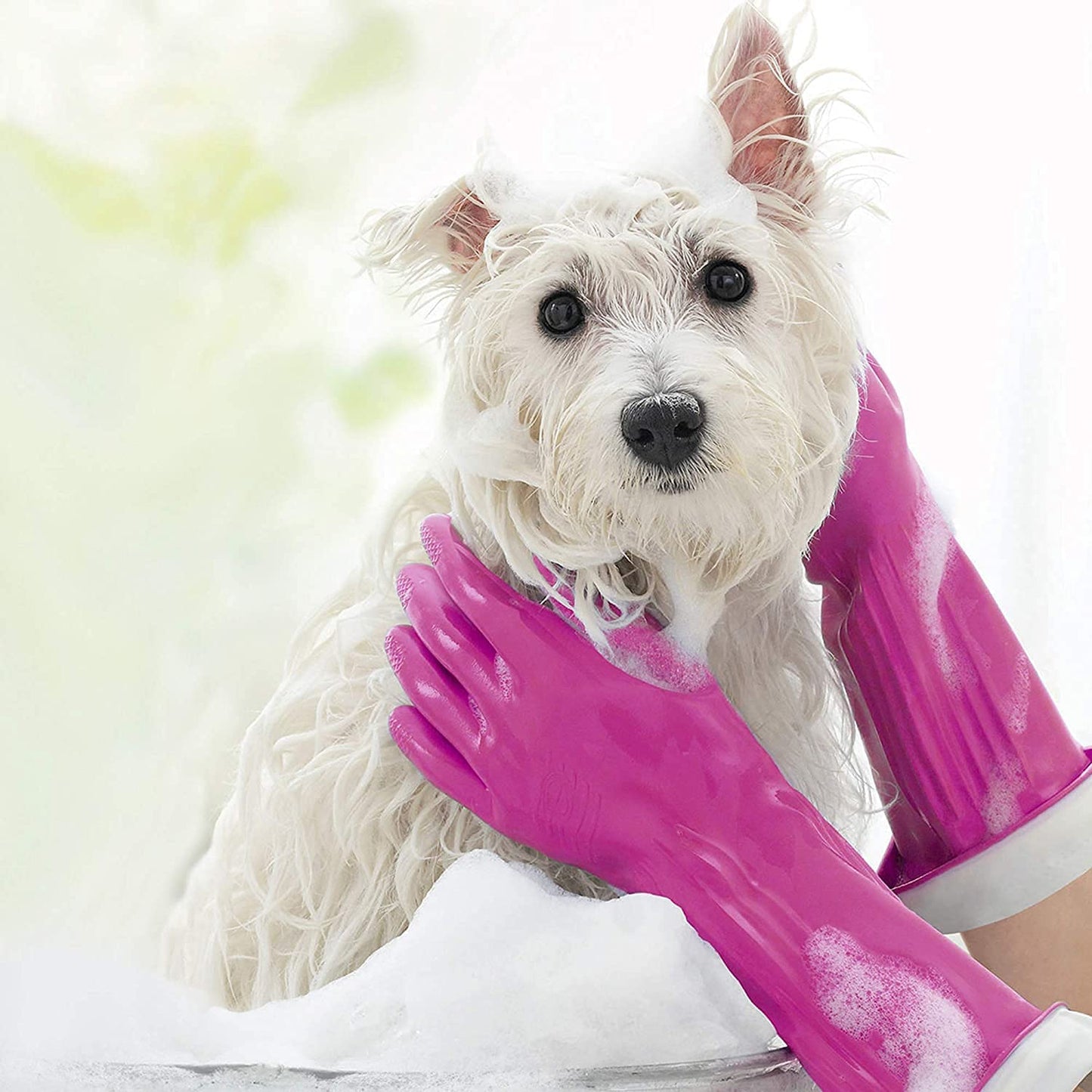 Playtex Living Reuseable Rubber Cleaning Gloves, (Large, 4 Pairs), Premium Protection Reusable Household Gloves