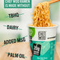 CHEF WOO Baja Chili Ramen Cup, High Protein Noodles, 20g Animal-Free Protein, 12 Pack, 2.25 oz each, Made in U.S.