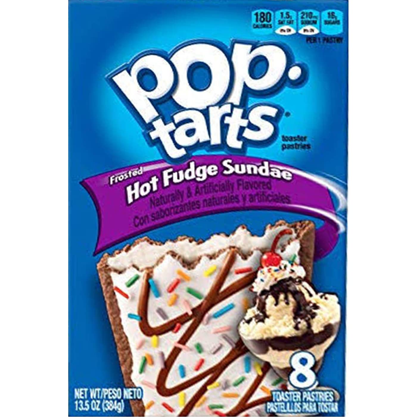 Pop-Tarts Hot Fudge Sundae, 8 Count, 1 Ounce (Pack of 1), Model 038000500381