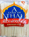 A Taste Of Thai Rice Noodles Straight Cut Gluten Free 16Oz