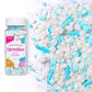 Blue Sprinkles for Cake Decorating, 3.52oz Edible White Pearl Sprinkles, Cupcake Sprinkles, Baking Sprinkles, Ice Cream Sprinkle