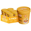 VOLO VERO Konjac Noodle Instant Soup Cup Tom Yum Flavor, 6 Packs Keto Shirataki Noodles Angel Hair Pasta, Low Carb, Low Fat, Low