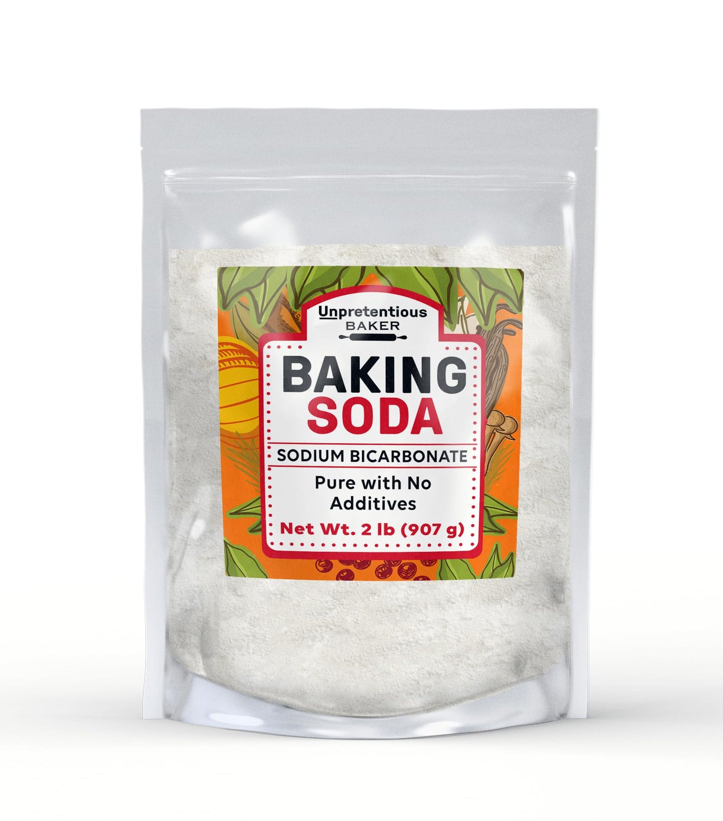 Unpretentious Baking Soda, Gluten-Free Leavening Agent, 32 Ounce Pack