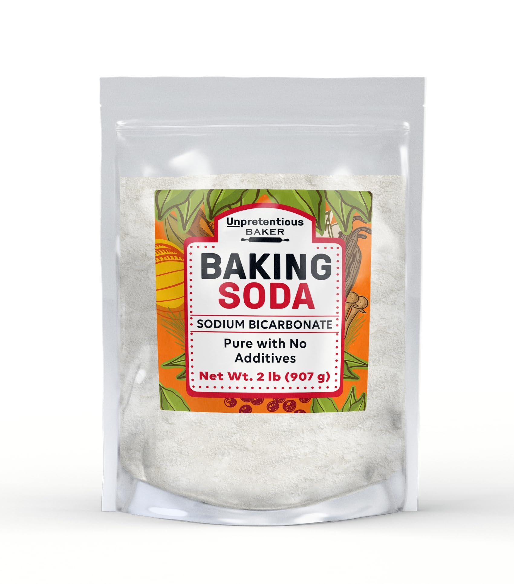 Unpretentious Baking Soda, Gluten-Free Leavening Agent, 32 Ounce Pack