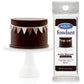 Satin Ice Dark Chocolate Fondant, 4.4 Ounce, Model 22596, Ideal for Decorating Cakes and Desserts