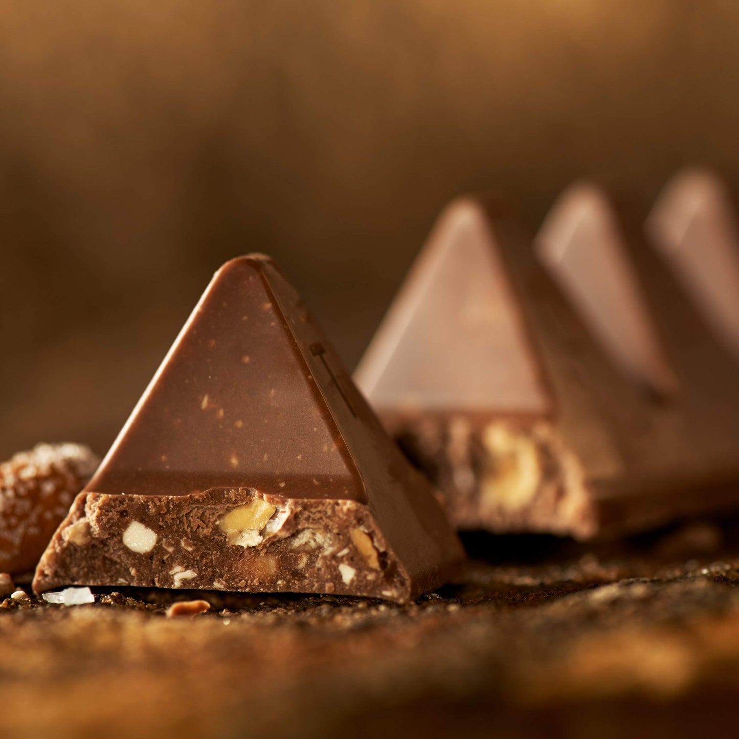 Toblerone Swiss Milk Chocolate Candy Bars with Honey & Almond Nougat, 3.52 oz Bars, Pack of 20
