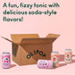 OLIPOP Pink Pops Variety Pack, Healthy Soda, Prebiotic Soft Drink, 12 Fl Oz, 12-Pack