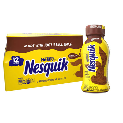 Nesquik Chocolate Lowfat Milk Ready to Drink 12 Pack of 8 fl oz