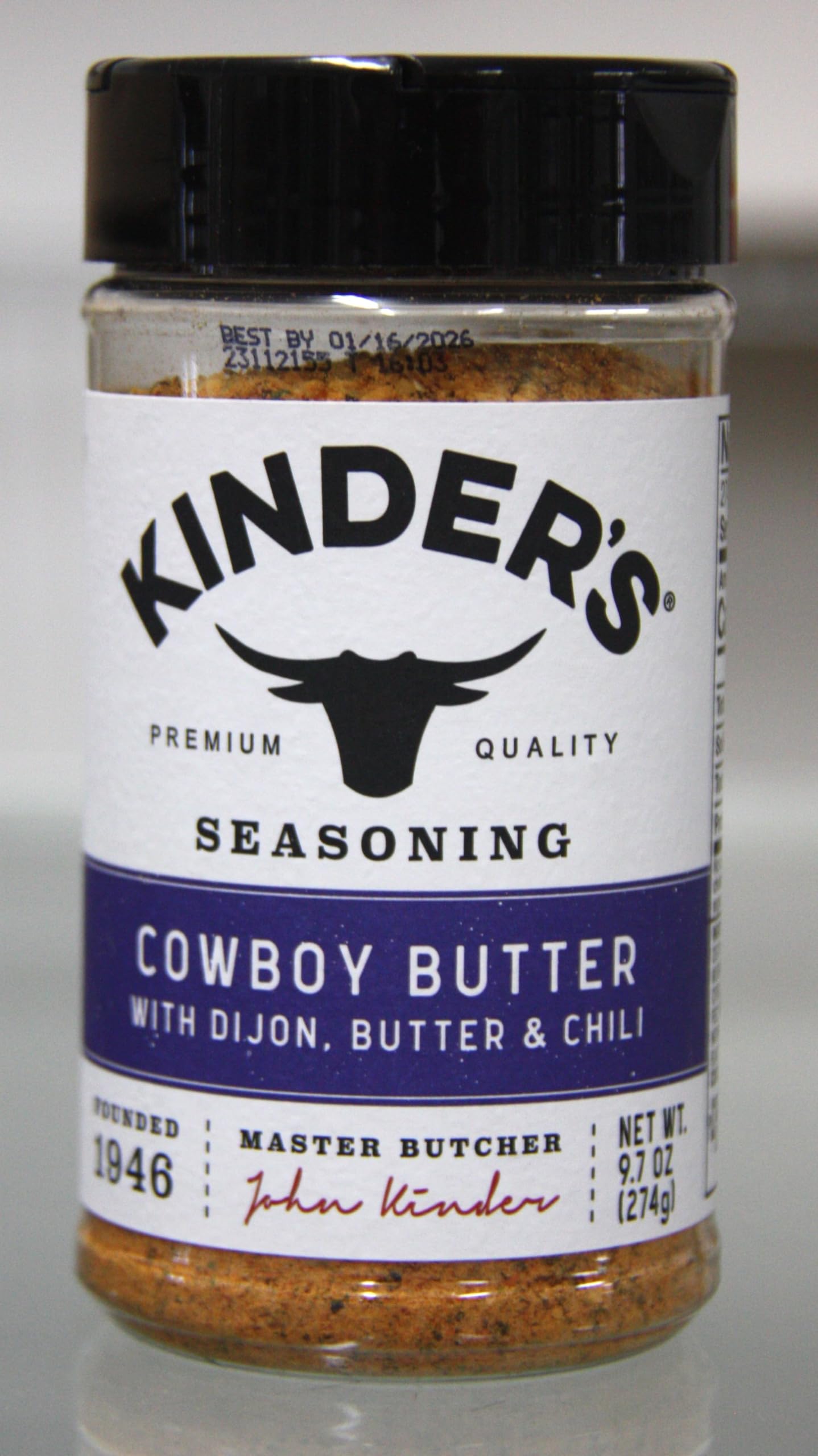 GENERIC Kinde Cowboy Butter Seasoning 9.7 OZ, 1.33 Ounce (Pack of 1)