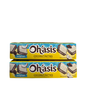 Coconut Patties Orignal 10.5 ounce (8 Pieces Per Box), OH!ASIS Anastasia Confections Coconut Patties, Original, 10,5-ounce - 2 P