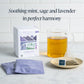 Rishi Tea Lavender Mint Herbal Tea - Organic, Caffeine Free - 15 Sachet Bags - Calming Lavender with Peppermint & Sage