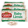 Gefen Quality Baby Lima Beans, 16oz (3 Pack) Great in Salads, Casseroles, Soups and Stews | Certified Kosher